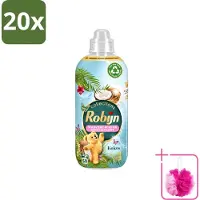 Robijn 20 x Collections - Wasverzachter - Kokos - 1,25L - 50 Wasbeurten - Bulkverpakking - Wasverzachter kokos - Douchemop - Wasverzachter voor kleding