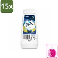 Glade 15 x - Gel - Marine - 150 g - Bulkverpakking - Frisse lucht - Douchemop - Zeelucht