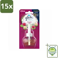 Glade 15 x - Navulling Elektrische Olie - Relaxing Zen - Zonder Houder - Grootverpakking - Vaatwasstrips - Ontspanning - Geur - Rust - Kalmerende Geur - Geurverspreider
