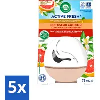 Air Wick 5 x Decosphere - Luchtverfrisser - Grapefruit & Oranjebloessem - 75g - Voordeelverpakking - 5 stuks