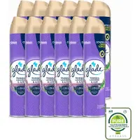 Glade 12 x - Luchtverfrisser Spray - Tranquil Lavender & Aloë - 300 ml - Grootverpakking - Vaatwasstrips - Luchtverfrisser - Frisheid - Lavendel - Aloë - Geur
