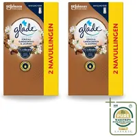 Glade 2 x - Touch & Fresh Navulling - Sensual Sandelhout Jasmijn - 2 × 10 ml - Wasstrips - Luchtverfrisser - Geur - Geurnavulling - Sandelhout - Jasmijn