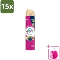 Glade 15 x - Luchtverfrisser Spray - Relaxing Zen - 300 ml - Bulkverpakking - Luchtverfrisser - Douchemop - Ontspanning