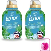 Lenor 2 x - Wasverzachter - Fresh Air Noorderlicht - Ultra Geconcentreerd - 36 Wasbeurten - Bulkverpakking - Wasverzachter - Douchemop - Frisheid