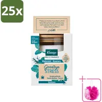 Kneipp 25 x - Geurkaars - Goodbye Stress - Watermunt & Rozemarijn - 20 branduren - Bulkverpakking - Geurkaars - Douchemop - Ontspanning