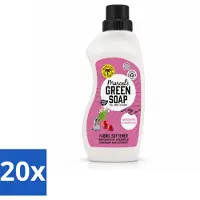 Marcel's Green Soap 20 x - Wasverzachter - Patchouli & Cranberry - Zachte frisheid - 30 Wasbeurten - 750 ml - Voordeelverpakking - 20 stuks