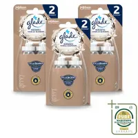Glade 3 x - Sense & Spray - Romantic Vanillebloesem - 2 × 18 ml - Wasstrips - Romantische Geur - Luchtverfrisser - Geurverspreider - Automatische Geur - Essentiële Oliën
