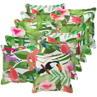 vidaXL Kussensloop 12 st HOUTEN Meerkleurig 40 x 40 cm Polyester