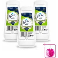 Glade 3 x – Luchtverfrisser Gel – Muguet – 150 g - Bulkverpakking - Luchtverfrisser - Douchemop - Geur