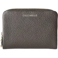 Coccinelle Leren portemonnee C-Me Softy Wallet Fango donkergroen