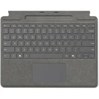Microsoft Surface Pro Keyboard with pen storage for Business AZERTY Belgisch Cover port Platina