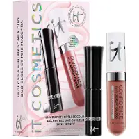 IT Cosmetics Unwrap Effortless Color Makeup Set Mascara & Gloss - Cadeauset - Bevat 5 ml Volumizing Mascara en 6,7 ml Hydraterende Gloss