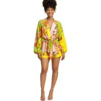 Fulgor Jumpsuit 'Macacão Celina em Seda Floral Vibrante' gemengde kleuren