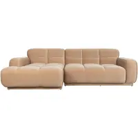 Zuiver Bank Hazel 3,5-Seater Sofa Left Beige