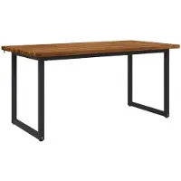 vidaXL Vierkante Eettafel 160 x 70 x 75 cm Massief Acacia Hout Naturel