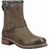 Cotswold Kinsham Leren Dames Khaki Winter Laarzen Tot Halverwege De Kuit