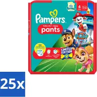 Pampers 25 x – Luierbroekjes – Baby Dry Pants Paw Patrol Maat 4 – 25 Luiers - Voordeelverpakking - 25 stuks