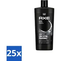 Axe 25 x – Douchegel – Black – 700 ml - Voordeelverpakking - 25 stuks