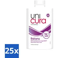 Unicura 25 x – Vloeibare Zeep Navulling – Balans – 250 ml - Voordeelverpakking - 25 stuks