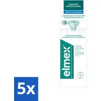 Elmex 5 x - Tandpasta - Sensitive Professional - Gentle Whitening - 75 ml - Voordeelverpakking - 5 stuks