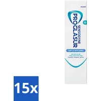 Sensodyne 15 x - Tandpasta - Proglasur Gentle Whitening - Verheldert Glazuur - 75 ml - Voordeelverpakking - 15 stuks