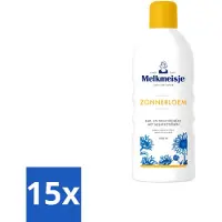 Melkmeisje 15 x - Bad & Douche Zonnebloem - Romig Parfum - 1000 ml - Voordeelverpakking - 15 stuks