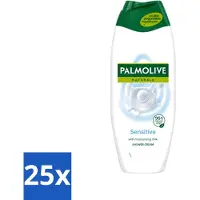 Palmolive 25 x Naturals - Douchegel - Sensitive - Voor Gevoelige Huid - 500 ml - Voordeelverpakking - 25 stuks