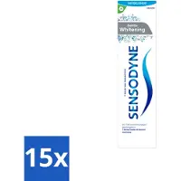 Sensodyne 15 x - Tandpasta - Gentle Whitening - Milde Reiniging - 75 ml - Voordeelverpakking - 15 stuks