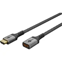 Goobay Plus HDMI verlengkabel | HDMI2.1 (8K 60Hz + HDR) | 1,5 meter