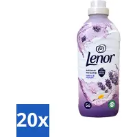 Lenor 20 x – Wasverzachter – Lavender & Kamille – 56 Wasbeurten – 1176 ml - Voordeelverpakking - 20 stuks