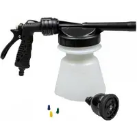 DE WITTE Professionele Schuimtoestel - Foamer, Foam Boy - Capaciteit 1,4Liter - Maak een rijk, dik schuim - 9-stralen sproeikop