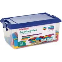 Miniland Fraction Strips Transparant Kinderen