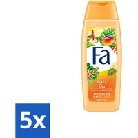 Fa 5 x – Douchegel – Bali Kiss – 250 ml - Voordeelverpakking - 5 stuks