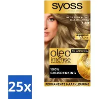 Syoss Oleo Intense - Haarverf - 7-10 - Natuurlijk Blond - 115ml x 25