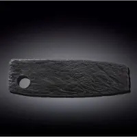 Wilmax England Schotel SlateStone Zwart 42x13cm Porselein