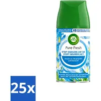 Air Wick 25 x – Navulling – Freshmatic Pure Lentedauw – 250 ml - Voordeelverpakking - 25 stuks