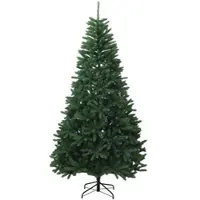vidaXL - Kunstmatige - Hinged - Kerstboom - 240 - cm - PVC - Medium - Groen