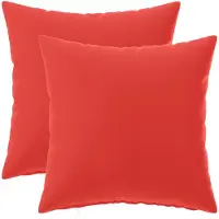 vidaXL Kussensloop 2 st HEERLEN Rood 30 x 30 cm Polyester