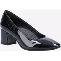 Hush puppies Anna Leren Zwarte Hakken Voor Dames