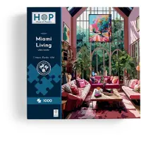 The House of Puzzles Miami Living Puzzel 1000 Stukjes