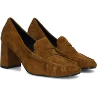Bibi Lou Dames Hakken Lyra Pumps 80 - Cognac - Maat 41