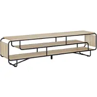 vidaXL TV Stand 180 x 36 x 45 cm Sonoma Eiken Bewerkt hout