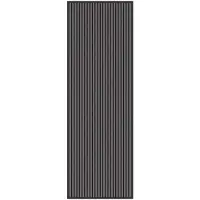 vidaXL Deurmat Zwart 60 x 180 cm Polypropyleen