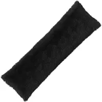 vidaXL Kussen HEERLEN Zwart 40 x 145 cm PV Fleece