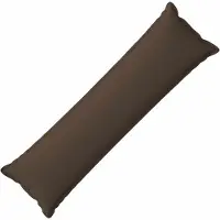 vidaXL Kussen met kussen HOUTEN Taupe 40 x 145 cm Faux Linnen