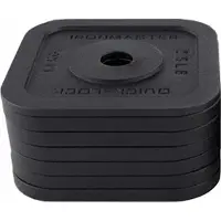 Ironmaster Quick-Lock Adjustable Dumbbell gewichten - 6 x 2,2 kg en 1 x 1,1 kg - 14,3 kg totaal
