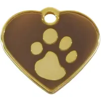 Imarc Heart 2.5x2 Cm Naamplaatje Voor Huisdieren