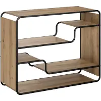 vidaXL Dressoir Artisanaal eiken 98 x 37,5 x 75,5 cm Bewerkt hout