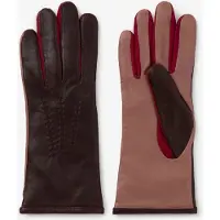 Sissy-Boy Donkerrode Leren Handschoenen | Maat: M-L