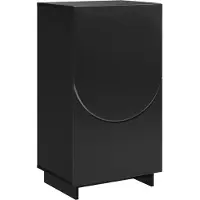 vidaXL Schoenenkast 48 x 38 x 87,5 cm Bewerkt hout Zwart